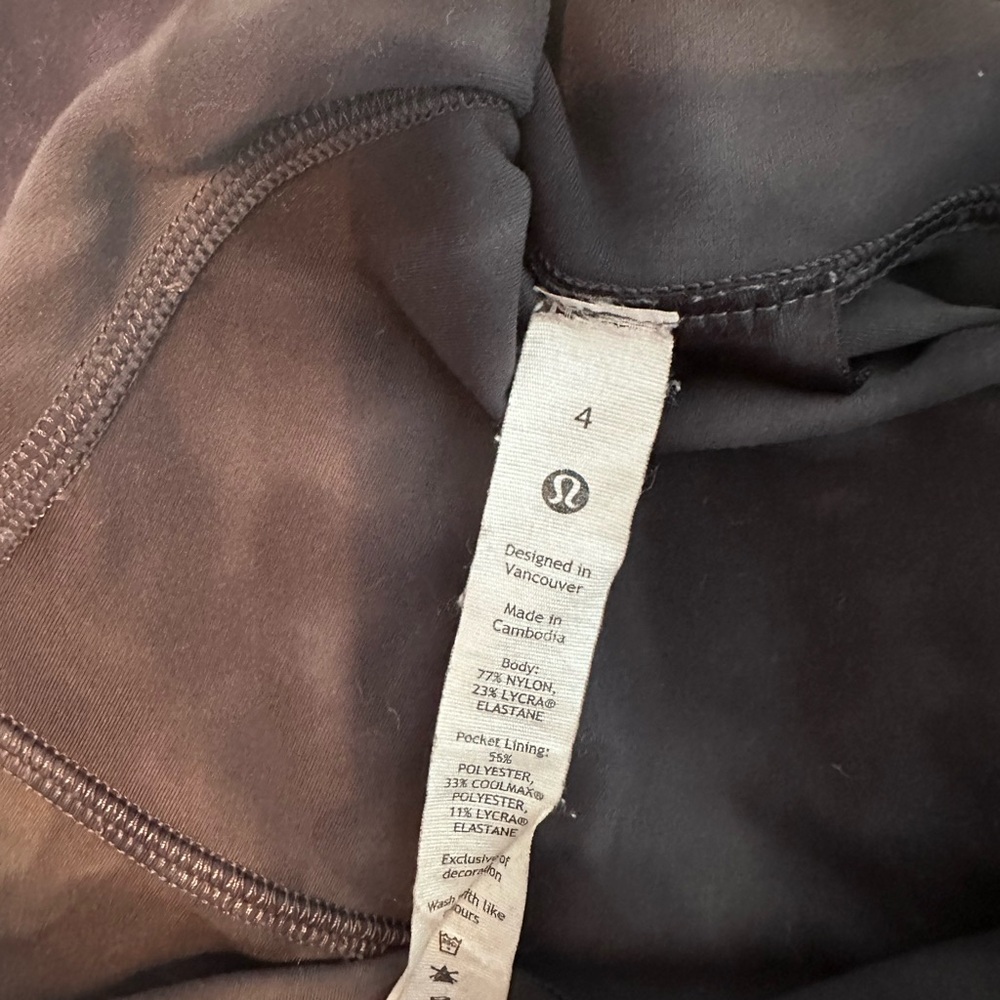 Lululemon Wunder Train Leggings 25” Diamond Dye size 4 - Picture 3 of 3